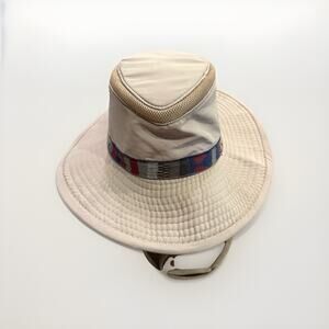 Conner Mens Beige Safari Boonie Outdoor Sun Hat Size M MEDIUM HandMade Hats